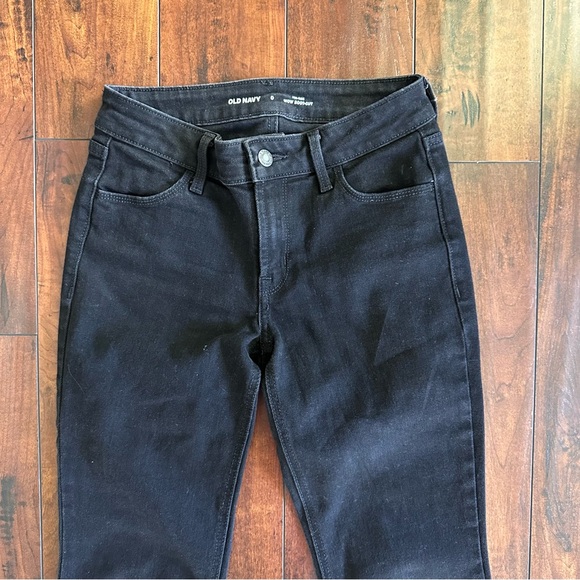 Old Navy Black Mid-Rise Wow Boot-Cut Jeans Size 0 - Picture 5 of 6